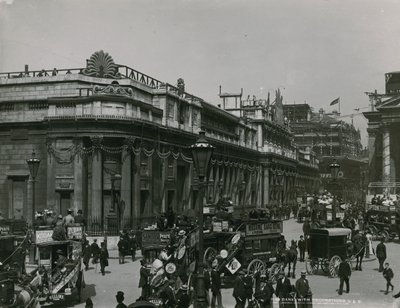 General View of the Bank of England by English Photographer